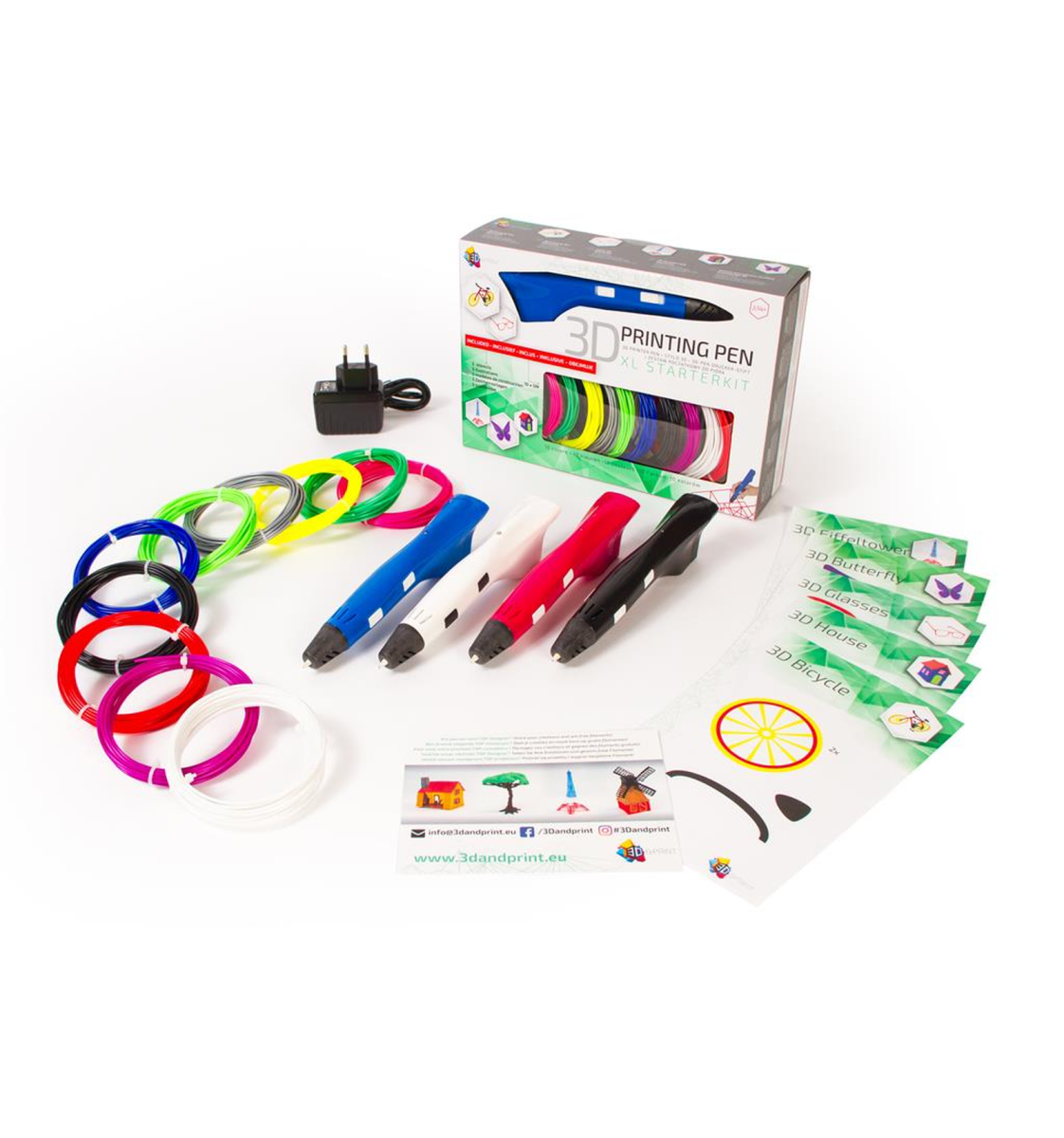 3D Printpen XL Starterkit met 10 kleuren filament - Afbeelding 4