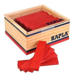 Kapla C40R 40 delig aanvulset Rood Constructie Speelgoed