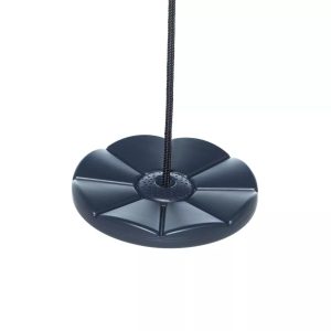 Dice Kunststof Schotelschommel Antraciet Grijs  (black-rope) gevlochten touw