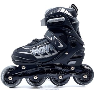 Verstelbare Inline Skate  Skeelers  Move Zwart div maten
