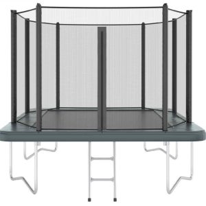 Akrobat Trampoline Above Ground 305×183 Orbit  Antraciet incl. veiligheidsnet