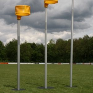 Aluminium korfbalpaal 3,5 m. (IKF)