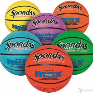 Basketbal Spordas Max div Kleuren  Maat 5