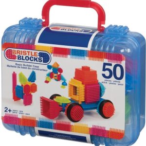 Bristle Blocks 50pcs in koffer Kunststof blokken