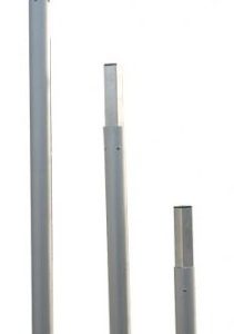 Aluminium verlengstuk korfbalpaal 0,5 m.