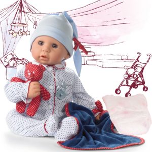 Babypop Gotz  Cookie-Blue-spots 48cm